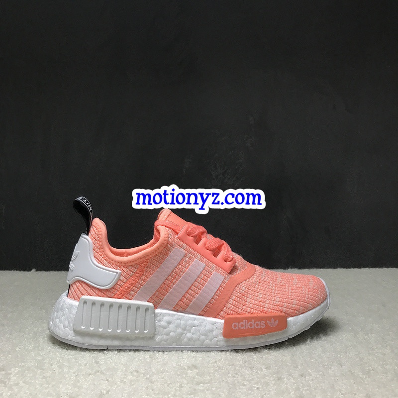 Real Boost Adidas NMD R1 Orange Pink